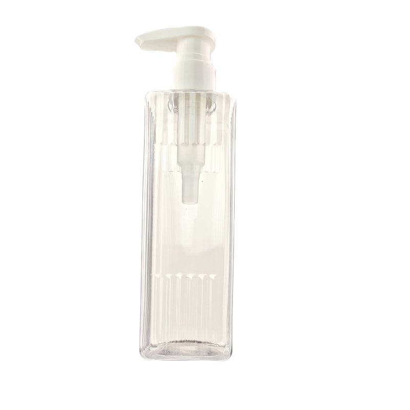 450ml Square transparent toiletry bottle